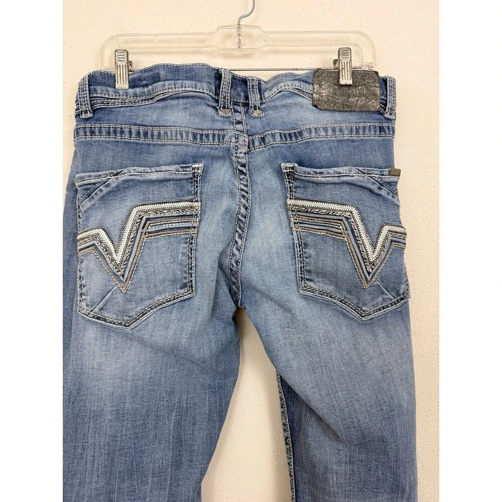 Salvage SLVG Buckle Havoc Straight Slim Fit Jeans Mens Sz 34S (Actual 32x29)